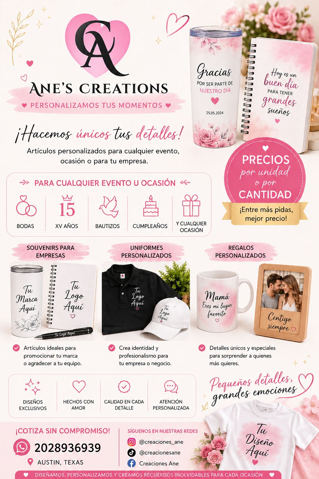 Artículos personalizados para eventos y empresas